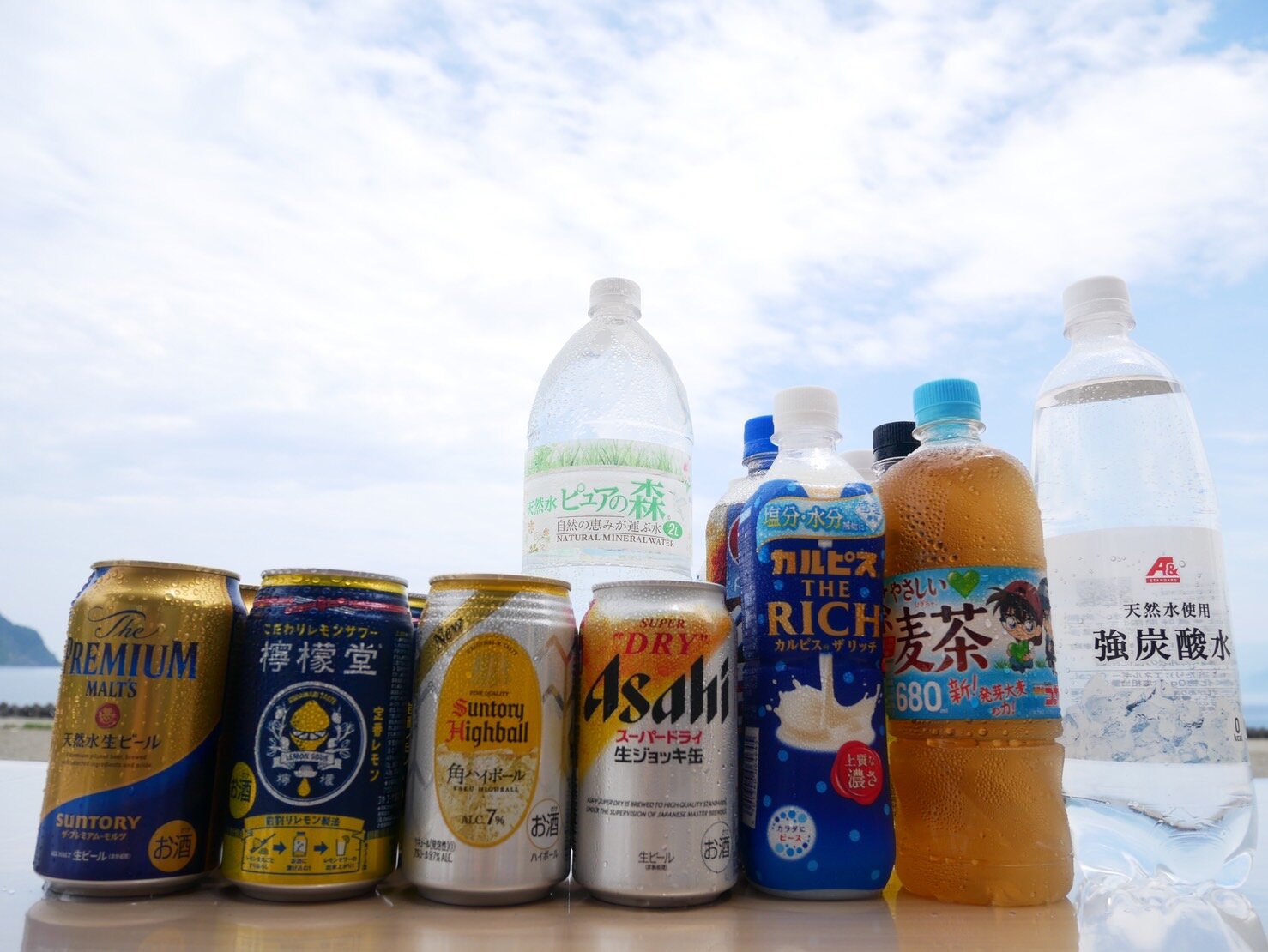 冷蔵庫　無料ドリンク