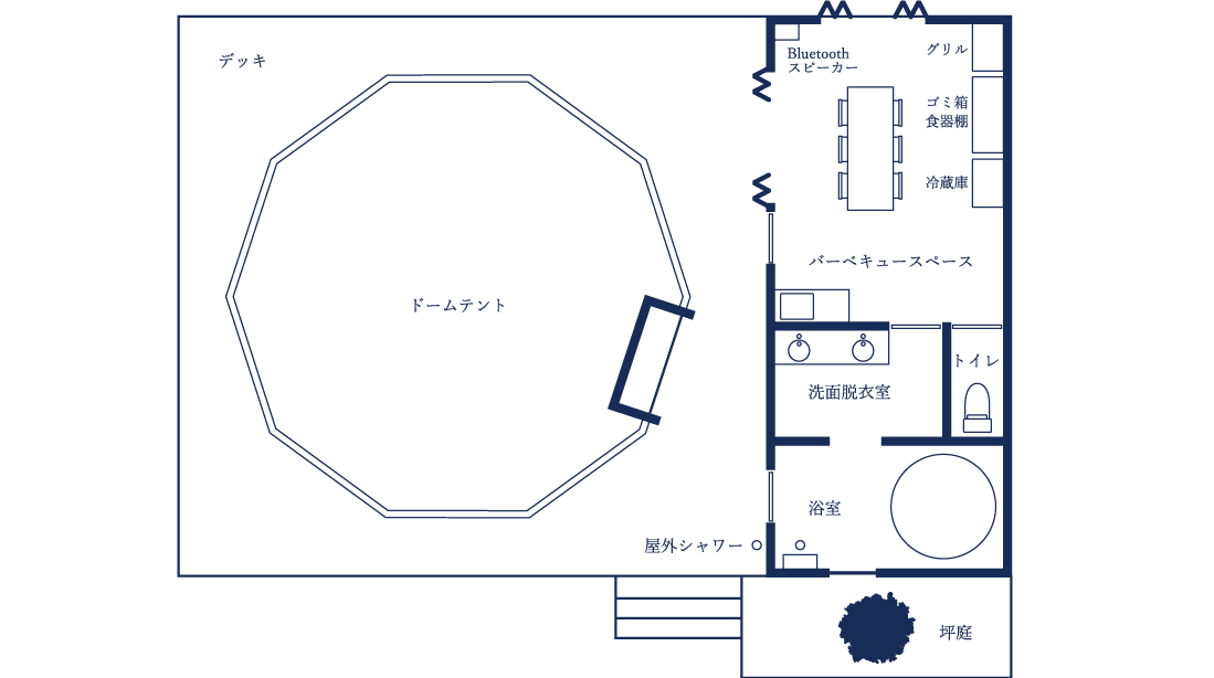 ドームテントマップ